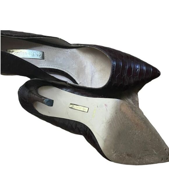 Louise et cie python croc leather d’orsay heels - Picture 3 of 3